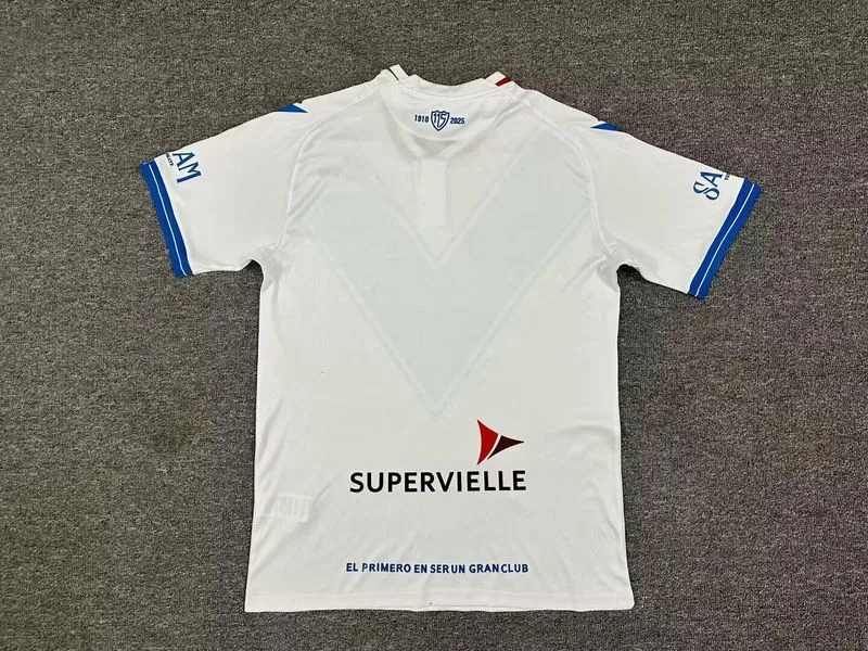 Vélez Sarsfield 2025/26 Away Shirt Short Sleeve White — 2
