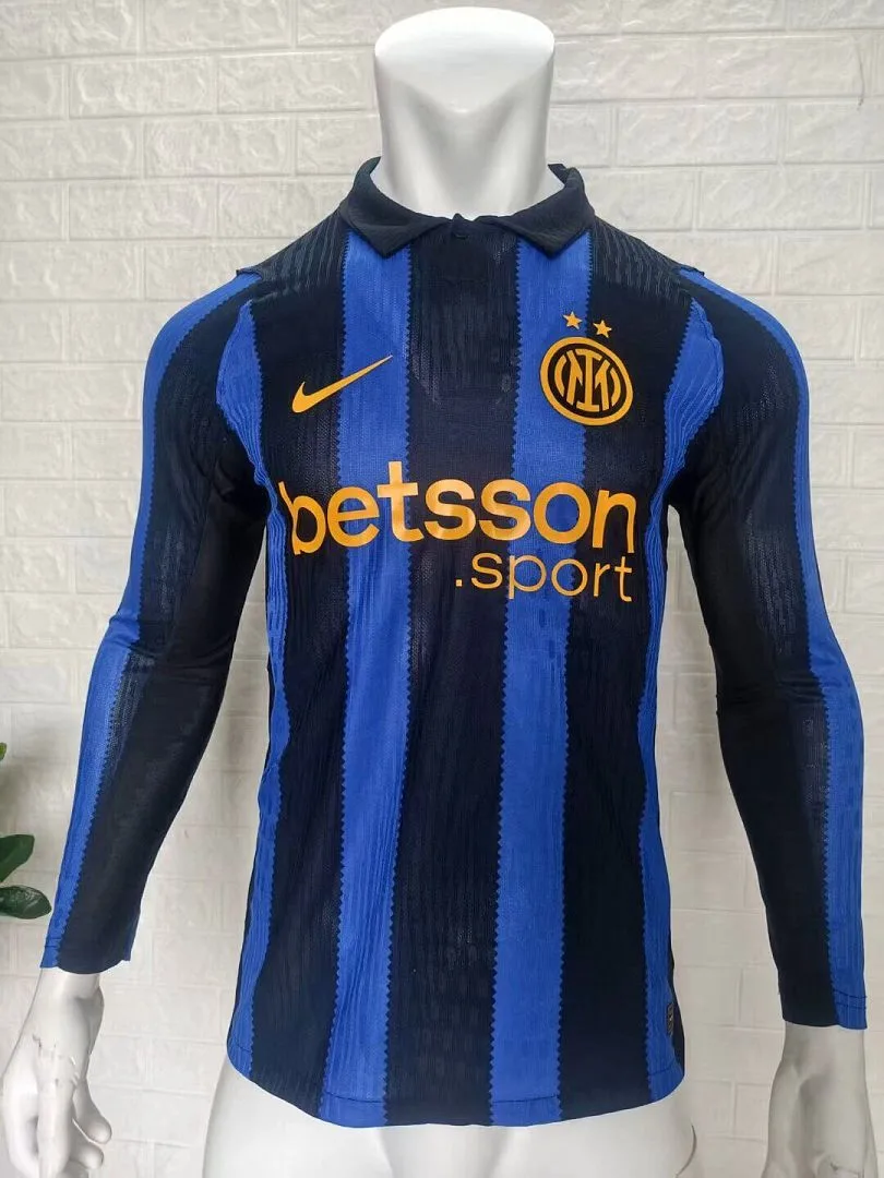 Inter Milan 2026/27 Home Shirt Long Sleeve Player Version