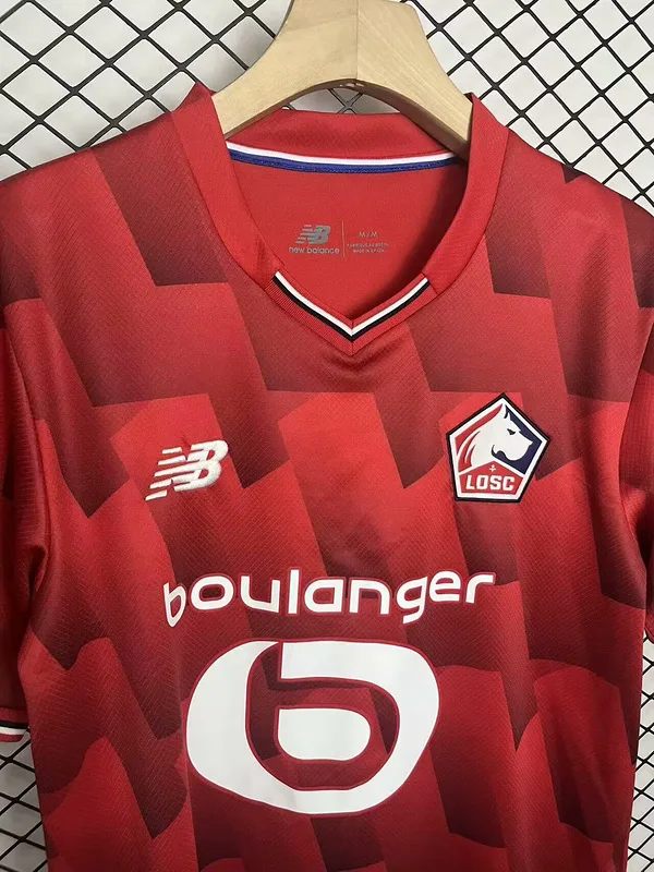 Lille 2025/26 Domicile Maillot Manches Courtes