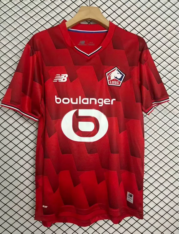Lille 2025/26 Domicile Maillot Manches Courtes — 2