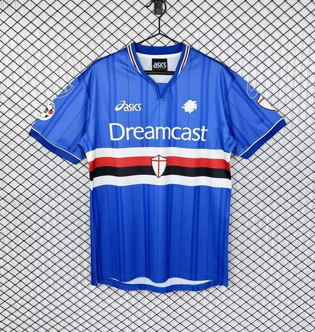 Sampdoria 2000/01 Domicile Maillot — 2