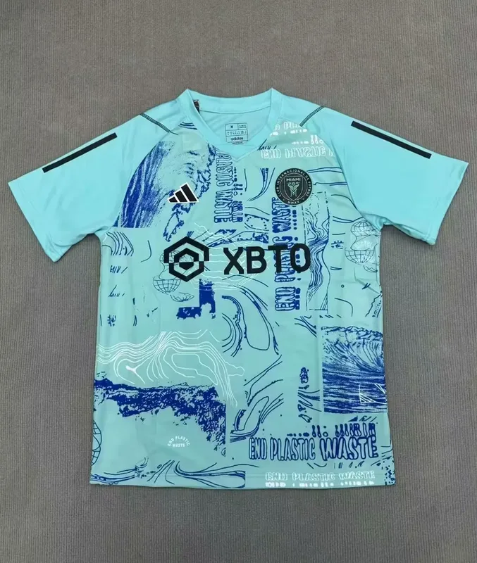 Inter Miami 2023/24 Shirt Short Sleeve Blue