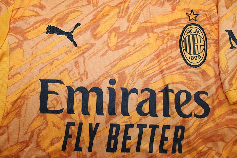 AC Milan 2025/26 Goalkeeper Shirt Orange