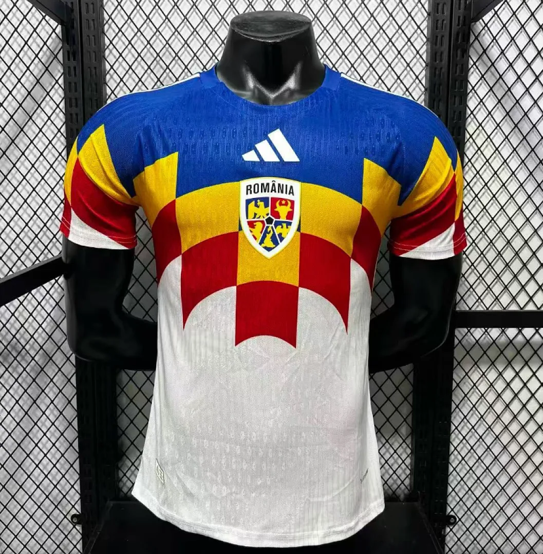Rumanía 2026 Camiseta Versión Jugador White — 2