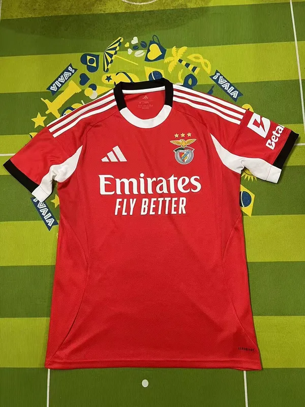 Benfica 2025/26 Home Shirt Short Sleeve — 1