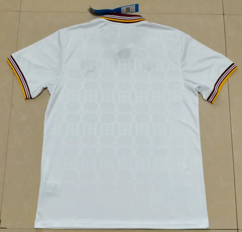 Roma 2025/26 Maillot Manches Courtes White — 2