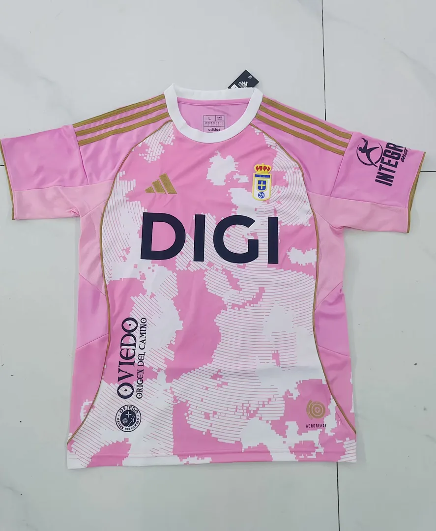 Real Oviedo 2025/26 Maillot Pink — 2