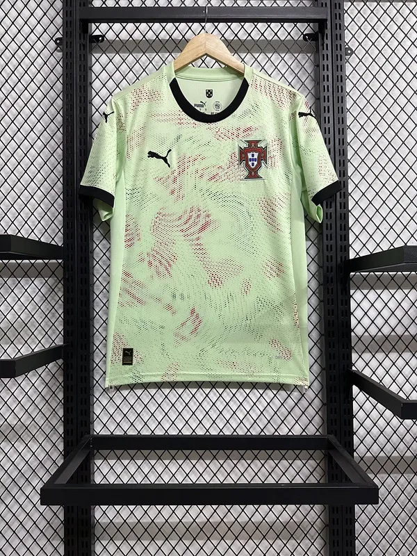 Portugal 2025 Extérieur Maillot Femme Manches Courtes