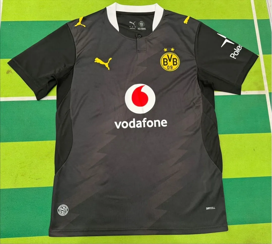 Borussia Dortmund 2026/27 Segunda Equipación Camiseta Manga Corta Black — 2