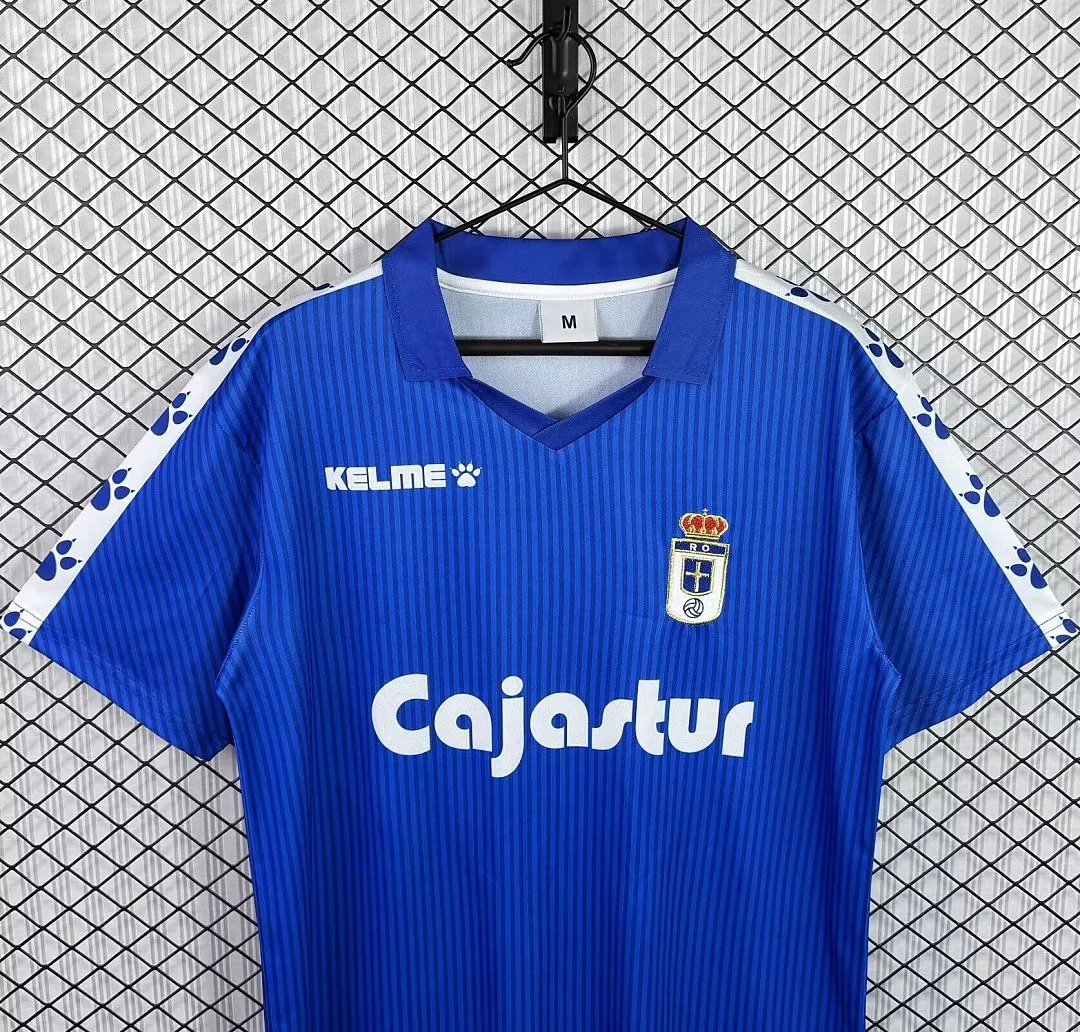 Real Oviedo 1992/93 Heim Trikot — 2