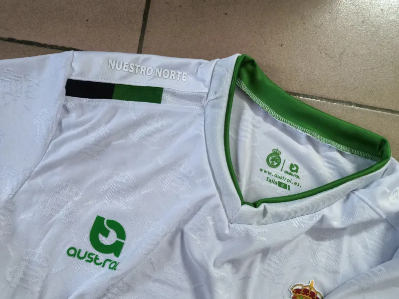 Racing Santander 2025/26 Primera Equipación Camiseta Manga Corta — 2