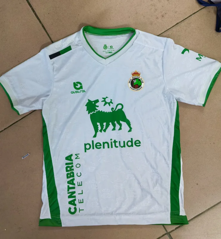 Racing Santander 2025/26 Primera Equipación Camiseta Manga Corta