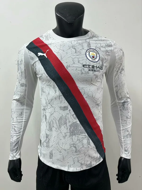 Manchester City 2025/26 Away Shirt Long Sleeve Player Version — 2