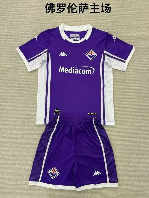 Fiorentina 2025/26 Primera Equipación Conjunto de Niño — 2