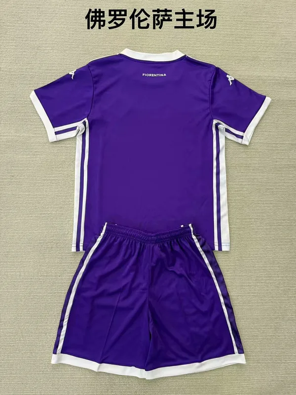 Fiorentina 2025/26 Primera Equipación Conjunto de Niño