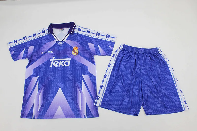 Real Madrid 1996/97 Segunda Equipación Conjunto de Niño