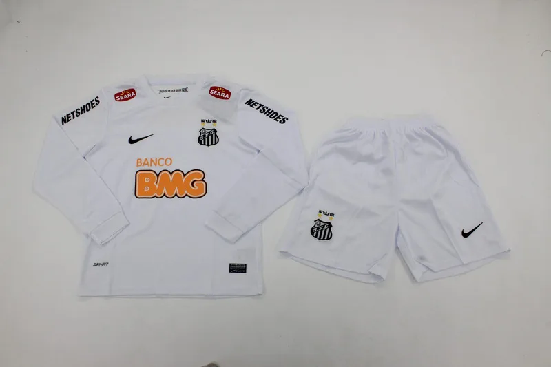 Santos 2011/12 Home Kids Kit Long Sleeve