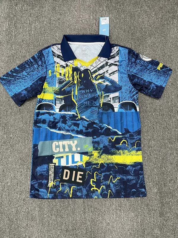 Manchester City 2024/25 Shirt Short Sleeve Special Edition Blue