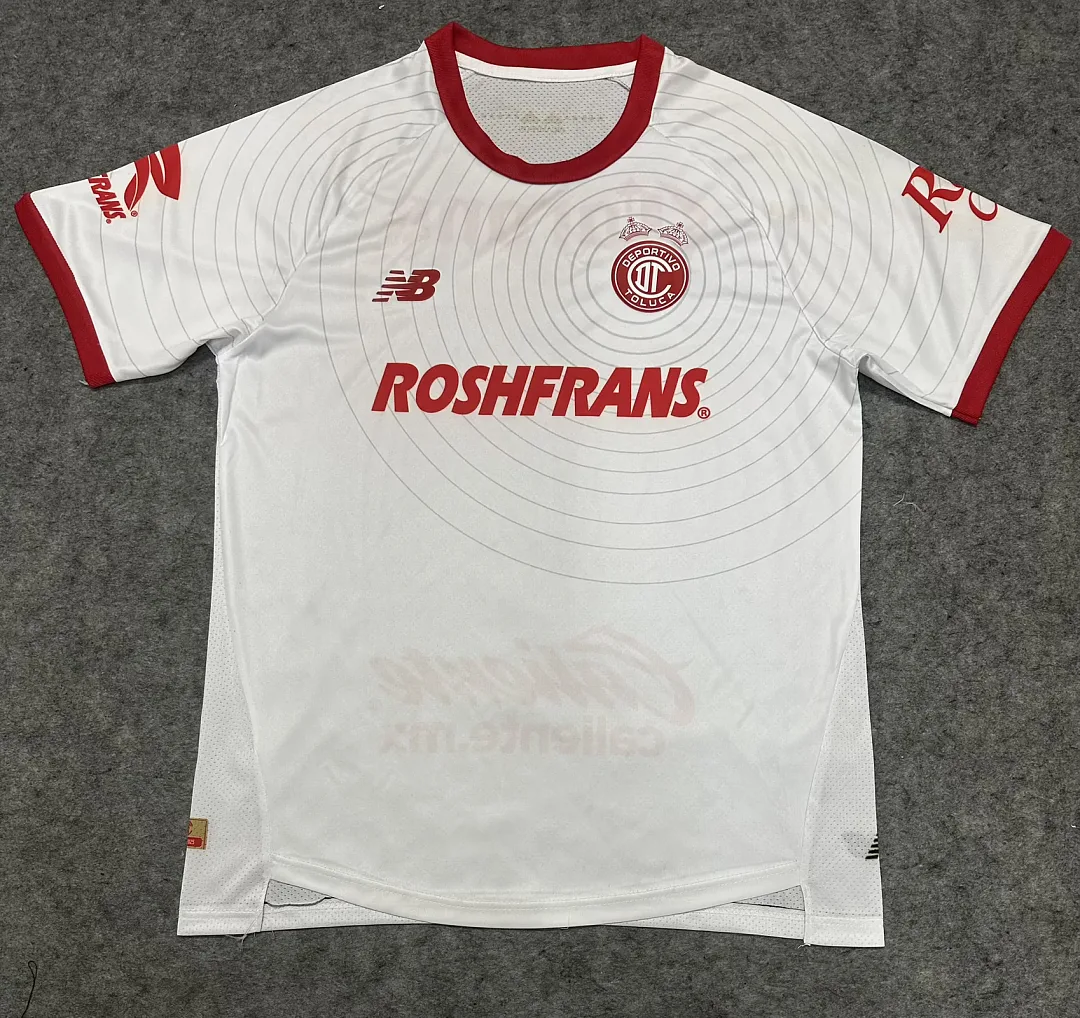 Toluca 2025/26 Shirt Short Sleeve Special Edition White — 2