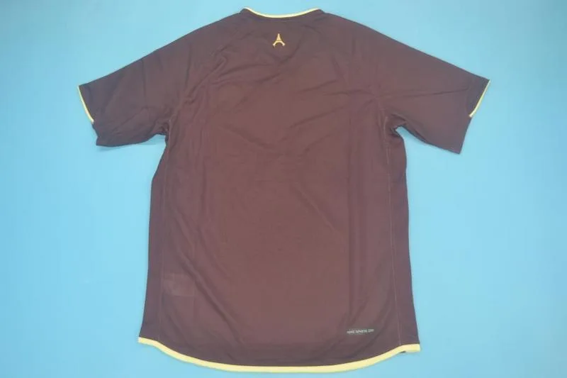 Paris Saint-Germain 2006/07 Auswärts Trikot Dark Red — 2