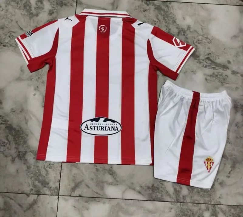 Sporting Gijón 2025/26 Primera Equipación Conjunto de Niño
