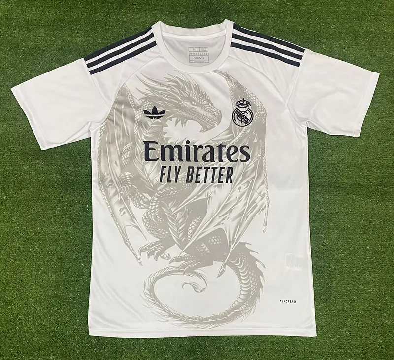 Real Madrid 2024/25 Maillot Édition Spéciale White Dragon — 2