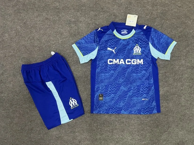 Marseille 2025/26 Third Kids Kit