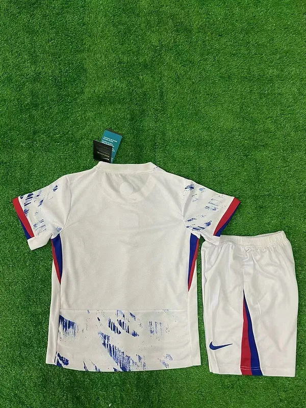 Norwegen 2024 Auswärts Set Kinder White