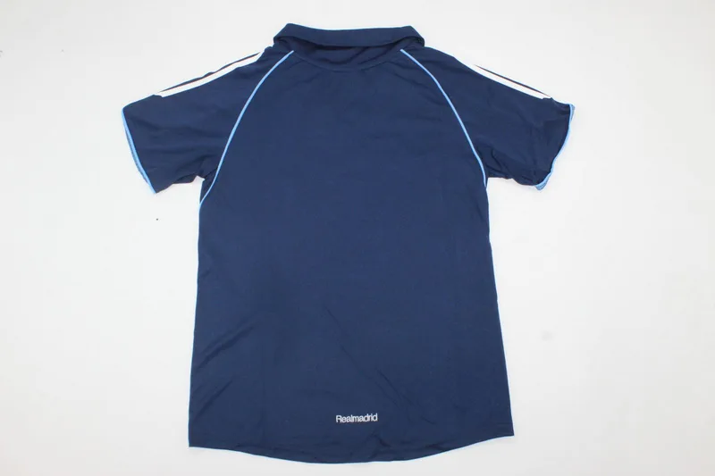 Real Madrid 2005/06 Away Kids Kit Blue — 2