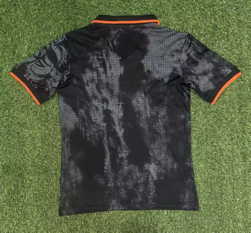 Pays-Bas 2025/26 Maillot Manches Courtes Black