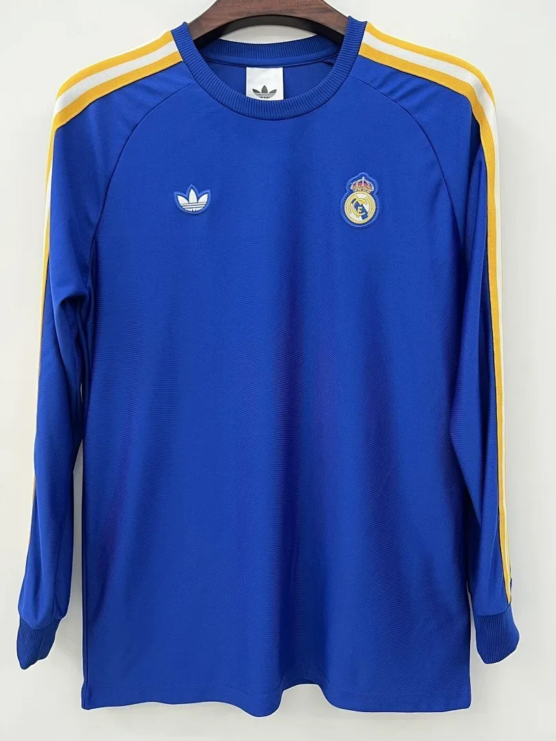 Real Madrid Shirt Long Sleeve Blue — 2