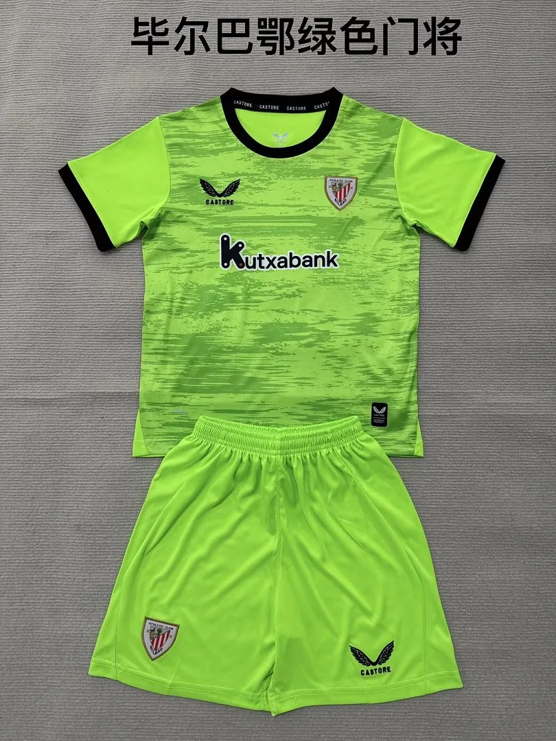 Athletic Bilbao 2026/27 de Portero Conjunto de Niño Green — 2
