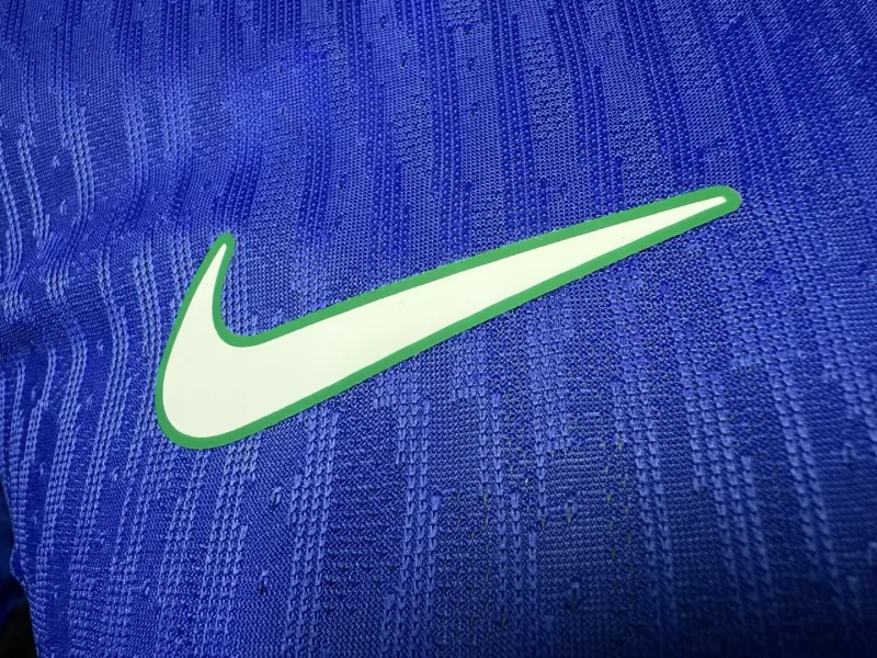 Brazil 1998 Away Shirt Player Version Blue — 2