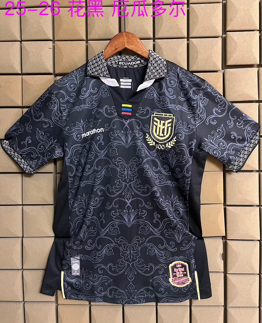 Ecuador 2026 Shirt Black — 2