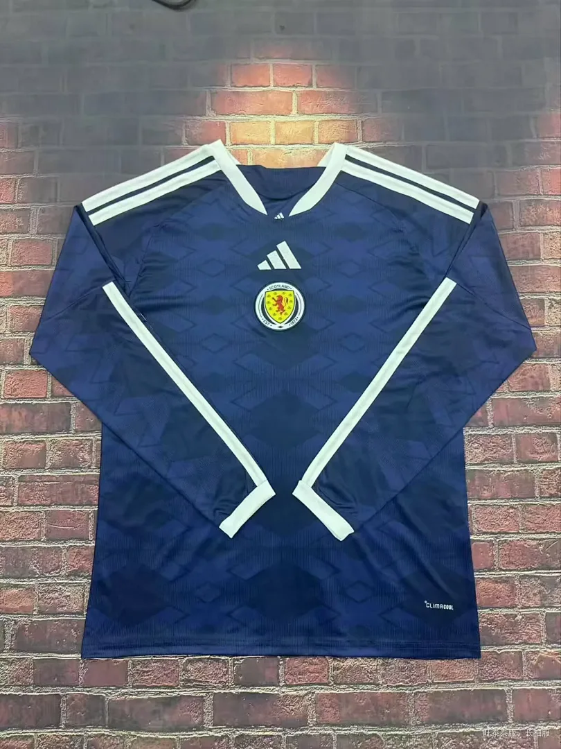 Écosse 2026 Domicile Maillot Manches Longues — 2
