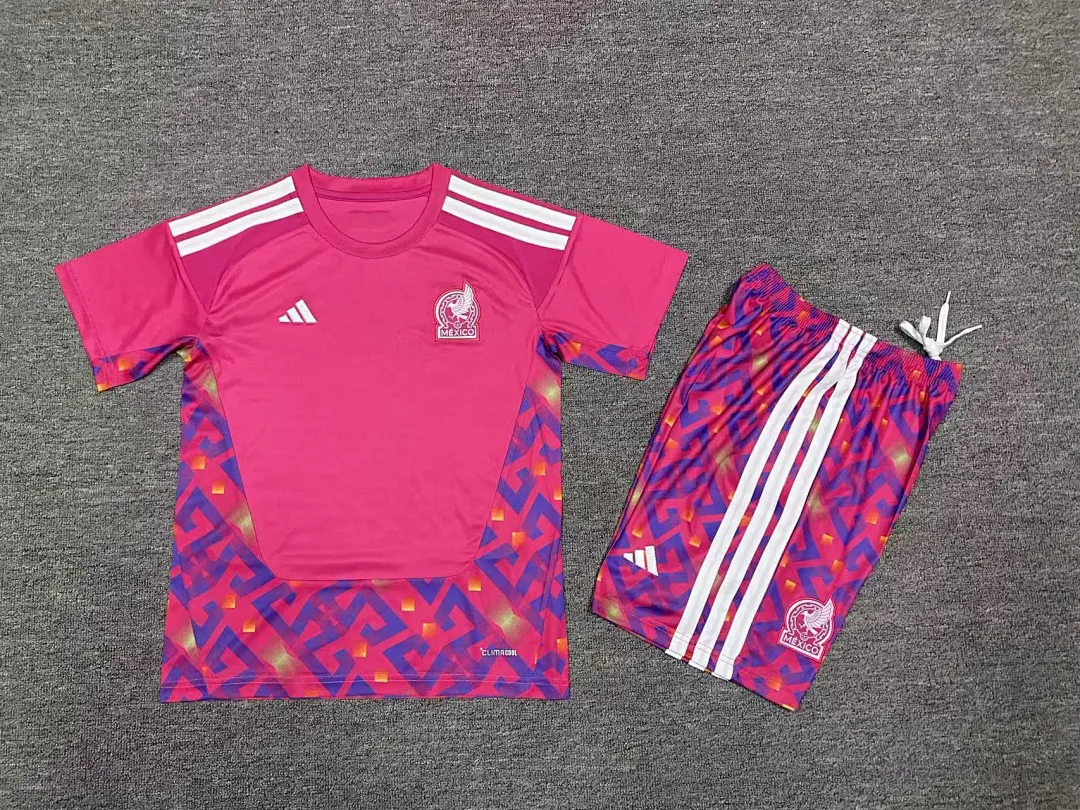 Mexico 2016/28 Goalkeeper Kids Kit Pink — 2