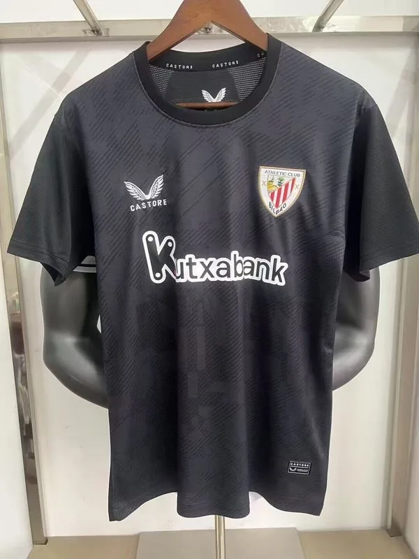 Athletic Bilbao 2025/26 Away Shirt Black — 1