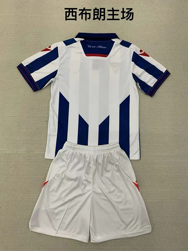 West Bromwich Albion 2024/25 Home Kids Kit