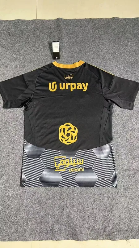 Al Ahli 2025/26 Shirt Short Sleeve Black Al-ahli