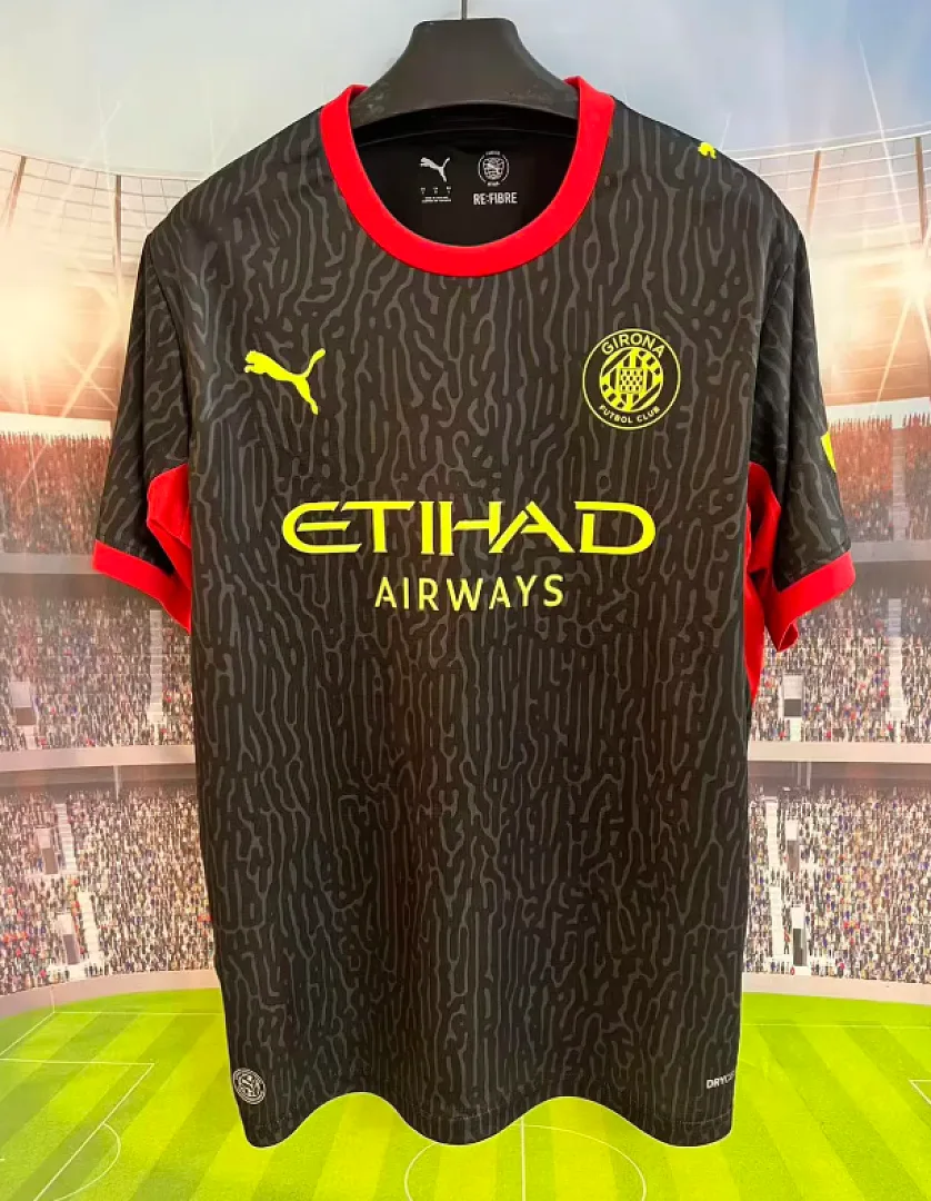 Girona 2026/27 Extérieur Maillot Black — 2