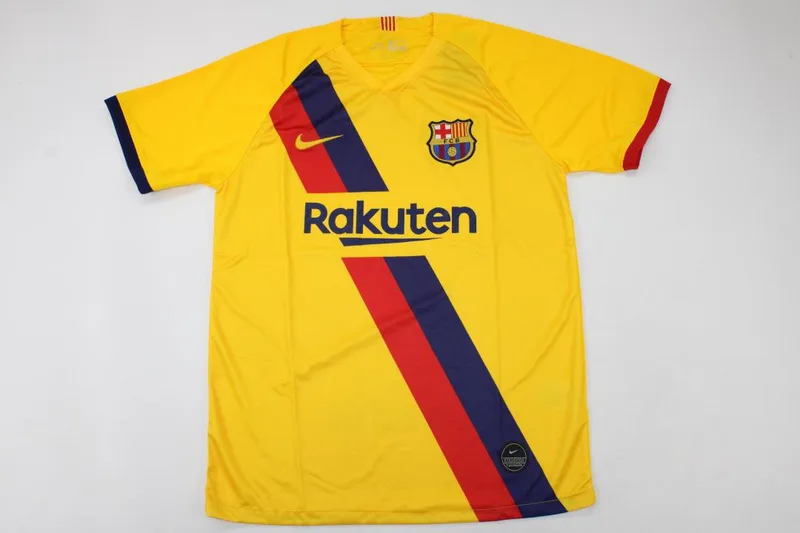Barcelona 2019/20 Segunda Equipación Camiseta Yellow