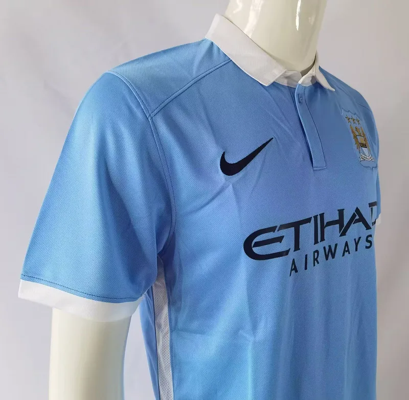 Manchester City 2015/16 Primera Equipación Camiseta — 2