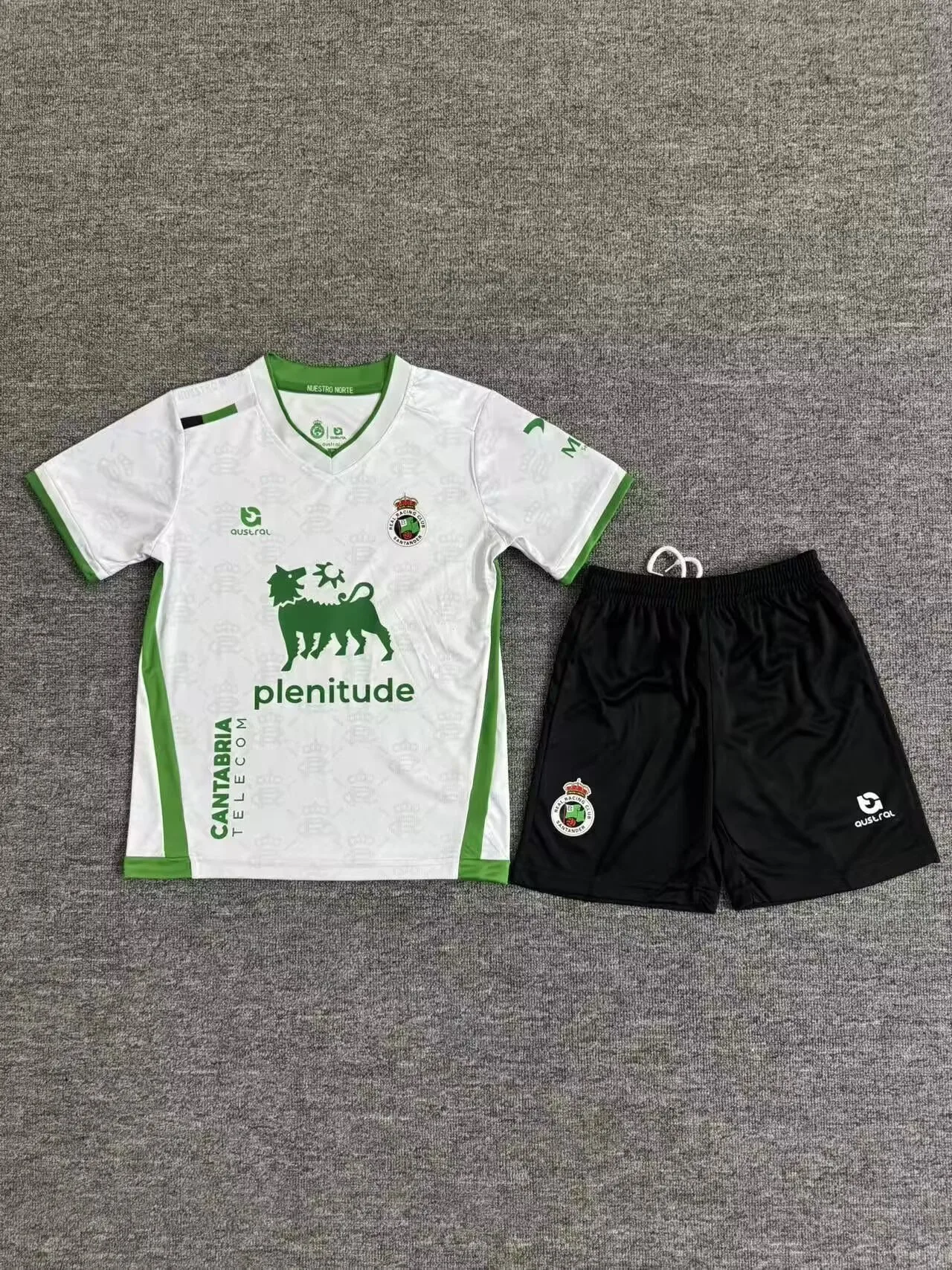 Racing Santander 2025/26 Primera Equipación Conjunto de Niño