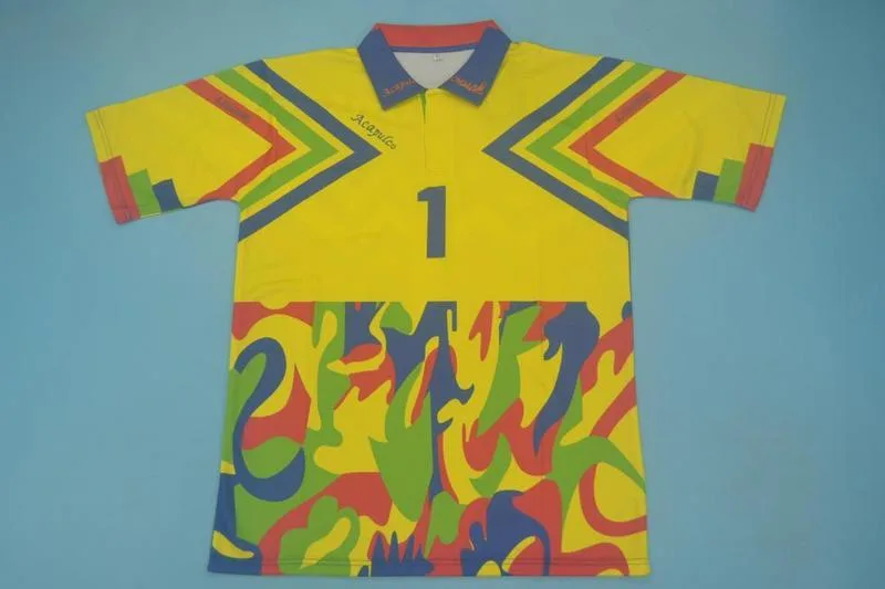 Mexique 1994 Gardien Maillot Yellow
