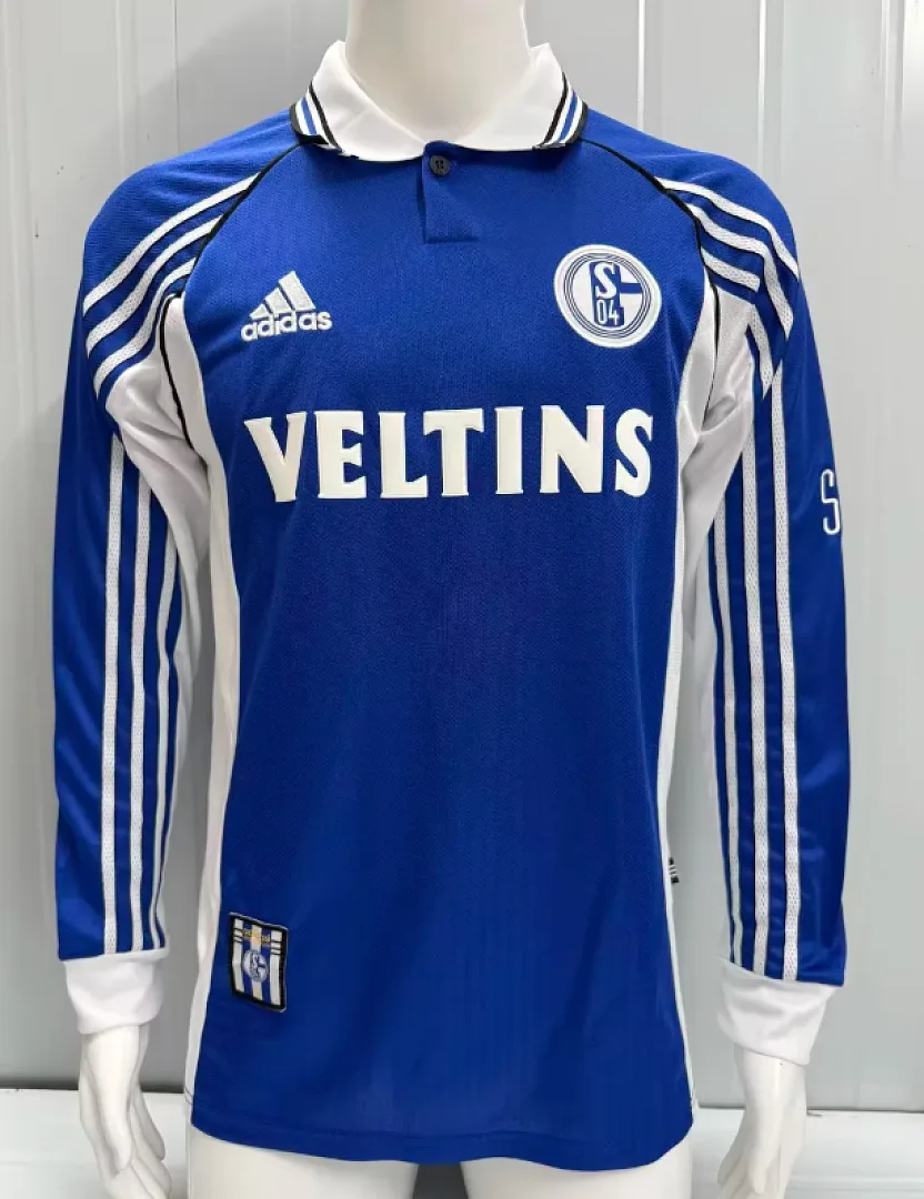 Schalke 04 1998/00 Heim Trikot Langarm