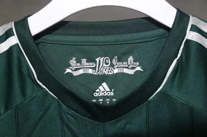 Real Madrid 2012/13 Third Shirt Player Version Green