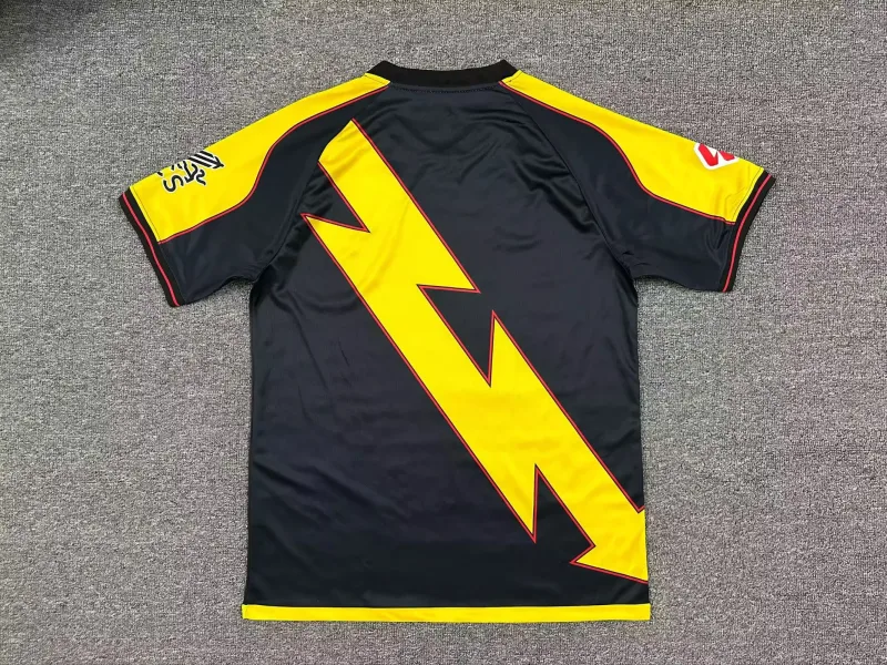 Rayo Vallecano 2025/26 Third Shirt Short Sleeve Black — 2