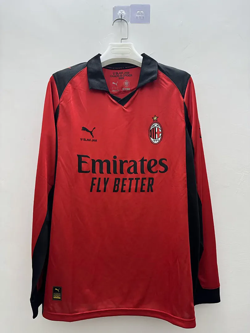 AC Milan 2026/27 Shirt Long Sleeve Red — 2