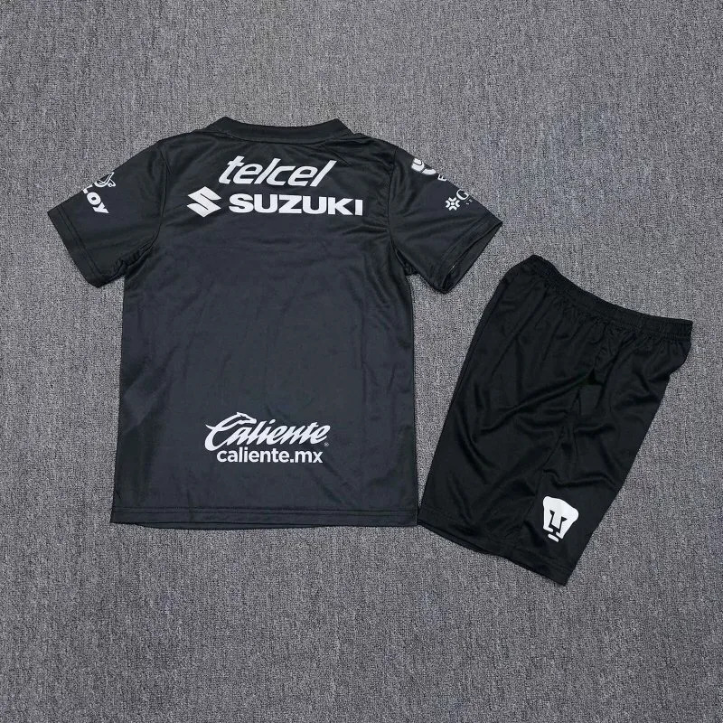 Pumas UNAM 2025/26 Goalkeeper Kids Kit — 2