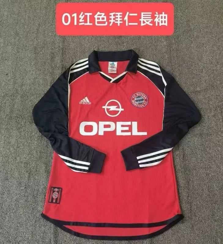 Bayern Munich 2000/01 Home Shirt Long Sleeve — 2